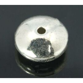 Lencse köztes, antik ezüst színű, 14x7 mm