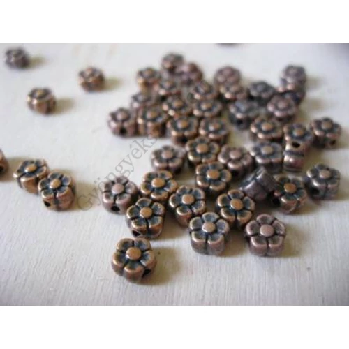 Virág köztes, vörösréz színű, 5 mm