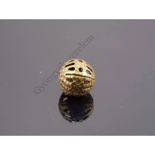 Filigrán köztes, antik bronz színű, 8 mm