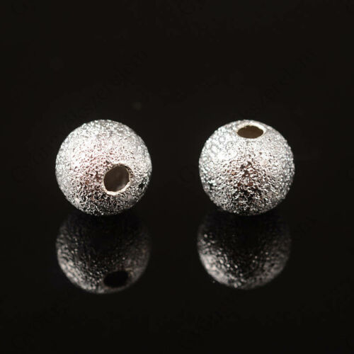 Ezüst színű csillagporos köztes, 6 mm