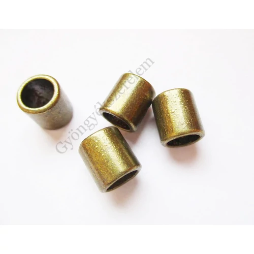 Henger köztes, antik bronz színű, 8,5x8 mm