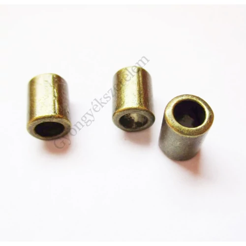 Henger köztes, antik bronz színű, 7x6 mm