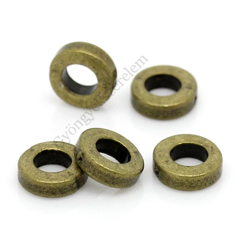 Gyűrű köztes, antik bronz színű, 6 mm