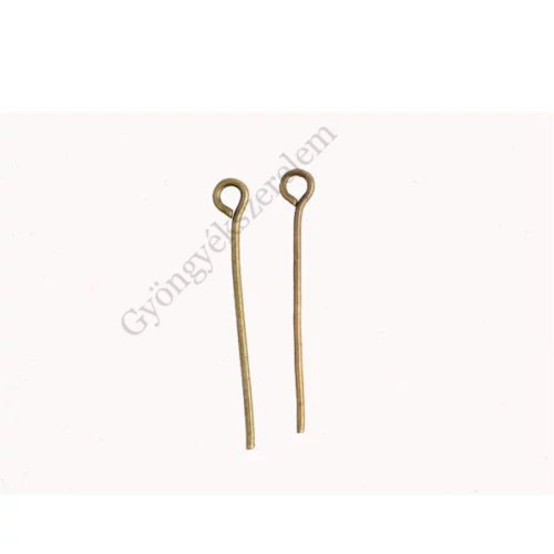 Szerelőpálca, szemes, antik bronz színű, 32 mm