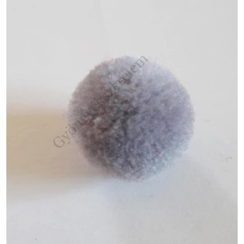 Pompom golyó, szürke, 20 mm