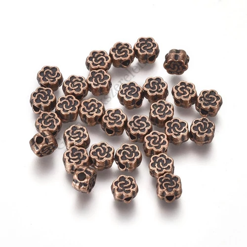 Virág köztes, vörösréz színű, 5 mm