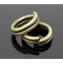 Kép 1/2 - Szerelőkarika, antik bronz színű, dupla, 4,5 mm, 20 db/cs