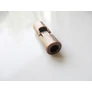 Kép 3/3 - Henger alakú kapocs, bőrhöz, vörösréz színű, 30x9 mm
