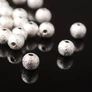 Kép 2/2 - Ezüst színű csillagporos köztes, 6 mm