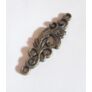 Kép 1/2 - Díszes összekötő, medálalap, fülbevalóalap, antik bronz színű, 36x11 mm
