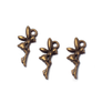 Kép 1/2 - Angyal, tündér fityegő, antik bronz színű, 19x10 mm