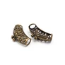 Kép 1/2 - Díszes összekötő, medálakasztó, antik bronz színű, 35x18x8 mm