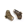 Kép 2/2 - Díszes összekötő, medálakasztó, antik bronz színű, 35x18x8 mm