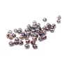 Kép 2/2 - Lila AB csiszolt üveg gyöngy, fánk, abakusz, 4x3 mm