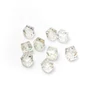 Kép 1/2 - Kristály, zölden színjátszó kocka üveg gyöngy, 10x10x10 mm
