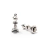 Kép 1/2 - Sakk fityegő, medál, antik ezüst színű, 26x10 mm