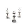 Kép 2/2 - Sakk fityegő, medál, antik ezüst színű, 26x10 mm