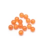Kép 2/2 - Roppantott üveg gyöngy, narancssárga, 8 mm