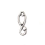 Kép 1/2 - Sztetoszkóp fityegő, medál, antik ezüst színű, 23x8 mm