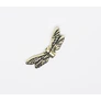Kép 3/3 - Szárny köztes, antik arany színű, 20x7 mm