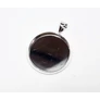 Kép 1/2 - Kerek medálalap, ezüst színű, 25x20 mm, 18 mm-es lencséhez
