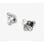 Kép 1/2 - Ezüst lepke üveg medál, 15x13 mm