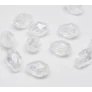 Kép 1/2 - Kristály AB csiszolt csepp üveg gyöngy, 6x4 mm