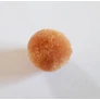 Kép 1/2 - Pompom golyó, narancsbarna színű, 20 mm