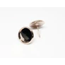 Kép 3/3 - Kerek tányéros bedugós fülbevalóalap, rózsa arany színű, 14x14 mm, 12 mm-es lencséhez, 1 pár/cs