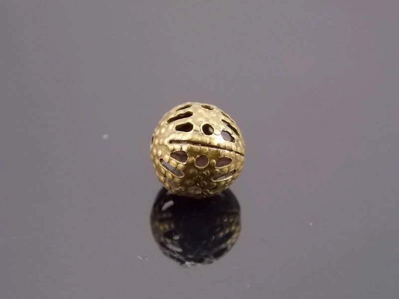 Filigrán köztes, antik bronz színű, 8 mm