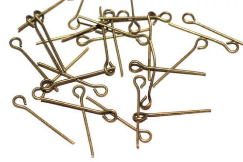 Szerelőpálca, szemes, antik bronz színű, 18 mm