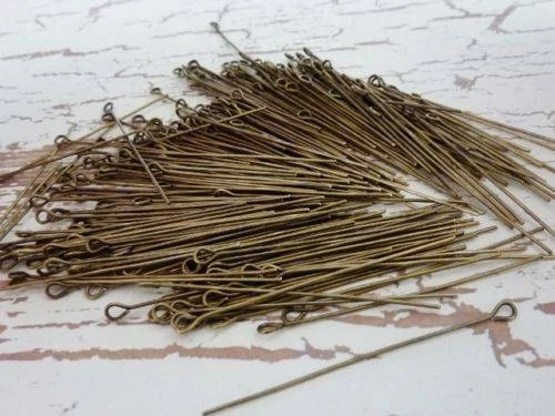 Szerelőpálca, szemes, antik bronz színű, 50 mm