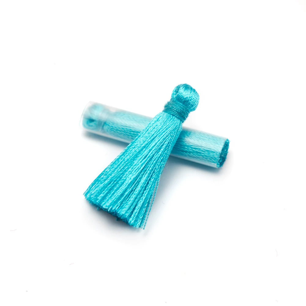 Selyem bojt, kék, 3,5 cm