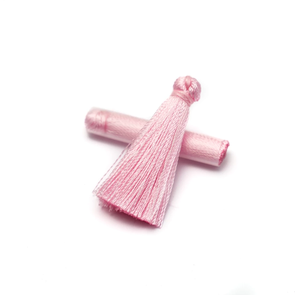 Selyem bojt, rózsaszín, 3,5 cm