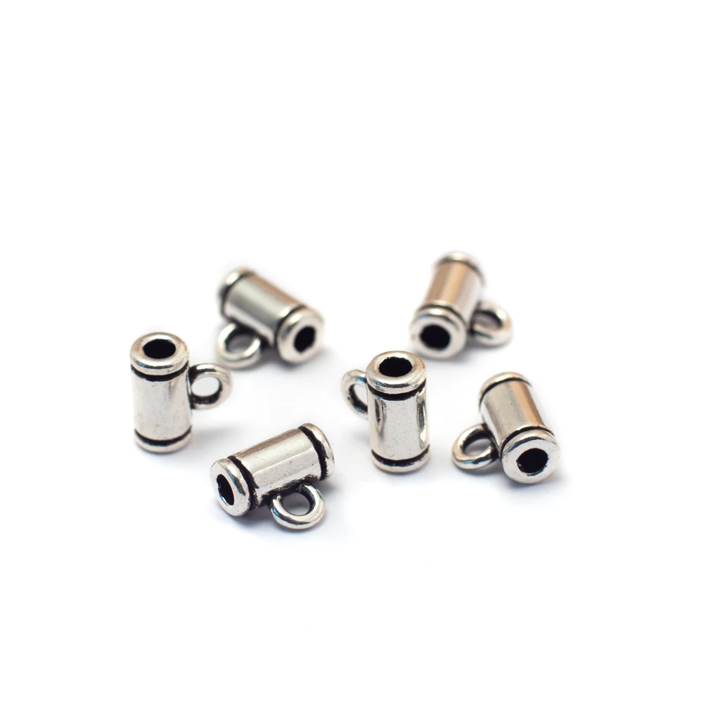 Medálakasztó, medáltartó, antik ezüst színű, 8x7 mm