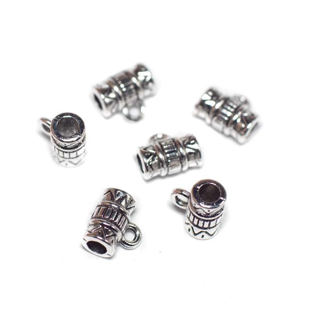 Medálakasztó, medáltartó, antik ezüst színű, 9x8x5 mm