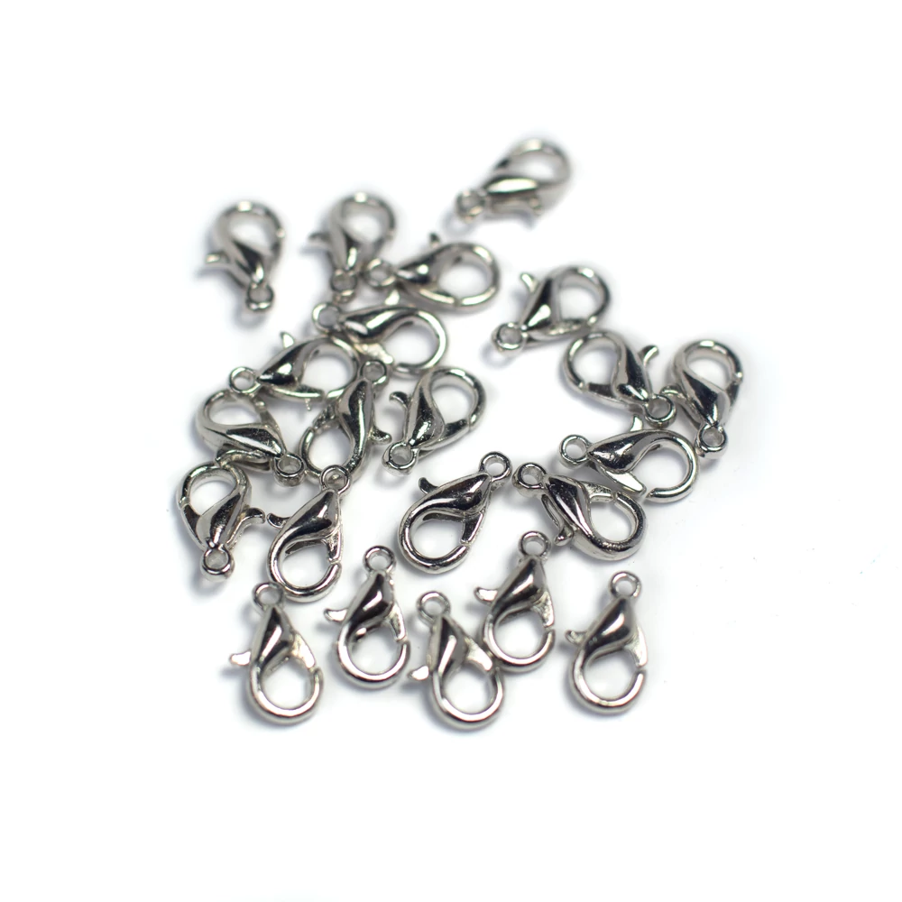 Delfinkapocs, antik ezüst színű, 10x6 mm