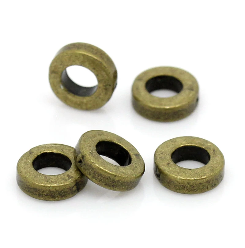 Gyűrű köztes, antik bronz színű, 6 mm