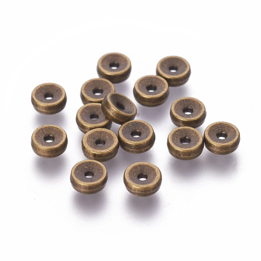 Gyűrű köztes, antik bronz színű, 5 mm