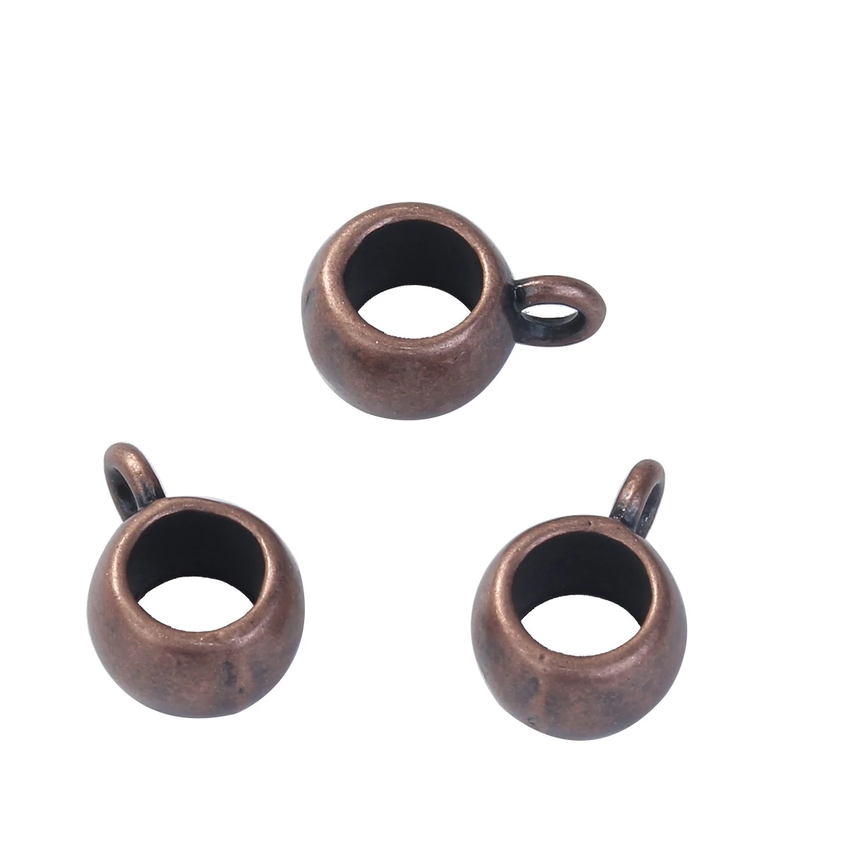 Medálakasztó, vörösréz színű, 11x5x8 mm